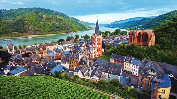 The town of Bacharach in Germany's Rhine valley.