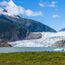 How will a receding Mendenhall Glacier affect Juneau tourism?