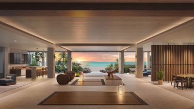 A rendering of The Loren at Turtle Cove in Turks & Caicos.