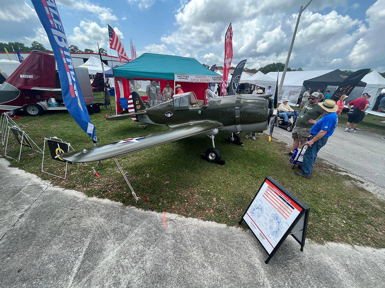 ScaleBirds P-36 at Sun 'n Fun 2022