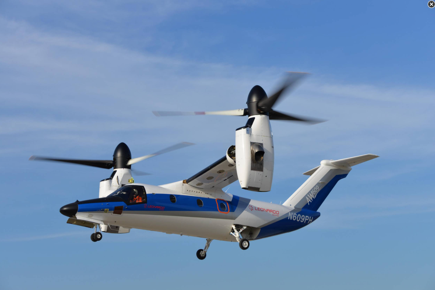 The Leonardo AW609 civil tiltrotor -Epic Aircraft Development Programs