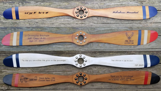 Personalized Wooden Propellers